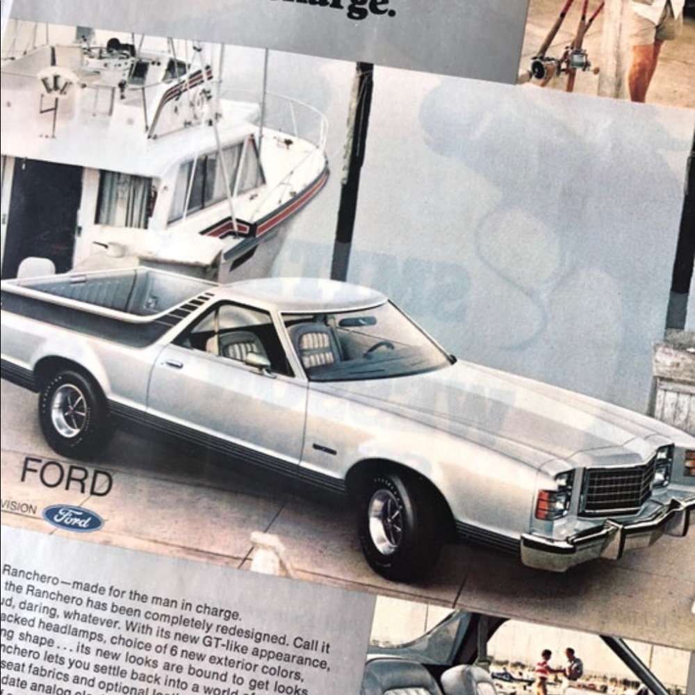 1977 RANCHERO Car Advertisement Original Ad